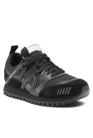 Emporio Armani Сникърси X4X555 XM996 Q849 Blk/Blk/Blk/Blk/Blk - Mera.bg
