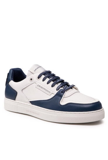 Emporio Armani Сникърси X4X549 XN185 Q814 Blue/Off Wht/Off Wht - Mera.bg
