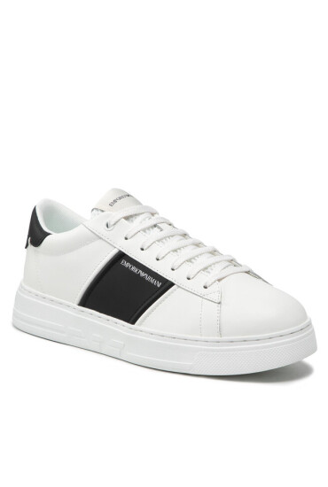 Emporio Armani Сникърси X4X570 XN010 Q908 White/Black/White - Mera.bg