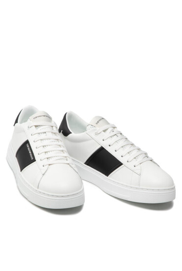 Emporio Armani Сникърси X4X570 XN010 Q908 White/Black/White - Mera.bg