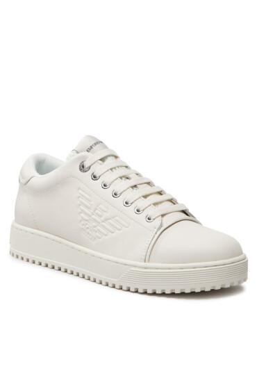 Emporio Armani Сникърси X4X581 XN645 M801 Off White/Off White - Mera.bg