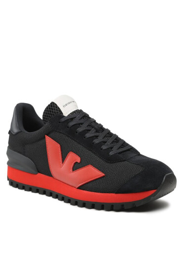 Emporio Armani Сникърси X4X583 XN647 M651 Navy/Red - Mera.bg