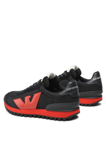Emporio Armani Сникърси X4X583 XN647 M651 Navy/Red - Mera.bg