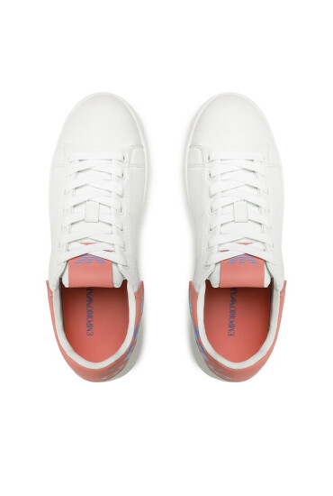 Emporio Armani Сникърси X3X024 XN824 S779 White/Anguria - Mera.bg