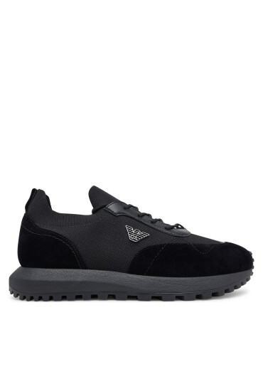 Emporio Armani Сникърси EM003739 AF19724 MC005 Черен - Mera.bg