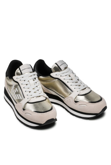 Emporio Armani Сникърси X3X058 XN034 Q500 Farro/Plat/Warmw/Blk - Mera.bg