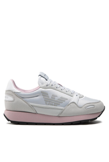 Emporio Armani Сникърси X3X058 XN313 S123 Perla/Op.White/Rosa - Mera.bg