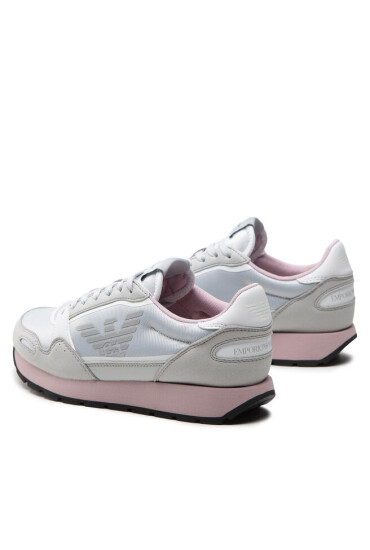 Emporio Armani Сникърси X3X058 XN313 S123 Perla/Op.White/Rosa - Mera.bg