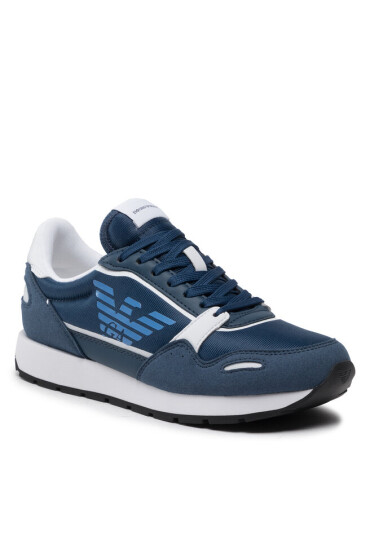 Emporio Armani Сникърси X3X058 XN313 S124 Blue/Op. White/Blu - Mera.bg