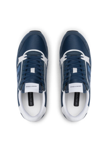 Emporio Armani Сникърси X3X058 XN313 S124 Blue/Op. White/Blu - Mera.bg