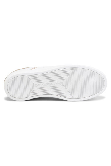 Emporio Armani Сникърси X3X096 XM090 P461 White/Lt. Gold - Mera.bg