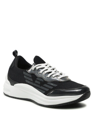 Emporio Armani Сникърси X3X156 XN276 A097 Black/Transparent - Mera.bg