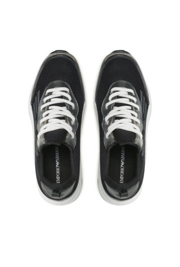 Emporio Armani Сникърси X3X156 XN276 A097 Black/Transparent - Mera.bg