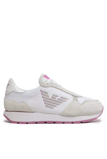Emporio Armani Сникърси X3X179 XN823 S774 White/Pink/Lt.Silver - Mera.bg