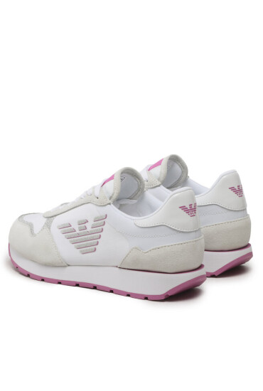 Emporio Armani Сникърси X3X179 XN823 S774 White/Pink/Lt.Silver - Mera.bg