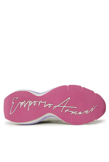 Emporio Armani Сникърси X3X184 XN829 S784 White/Pink/Violet - Mera.bg