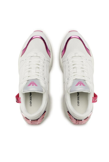 Emporio Armani Сникърси X3X184 XN829 S784 White/Pink/Violet - Mera.bg