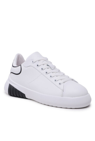 Emporio Armani Сникърси X3X186 XF723 D611 White/Black - Mera.bg