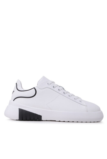 Emporio Armani Сникърси X3X186 XF723 D611 White/Black - Mera.bg