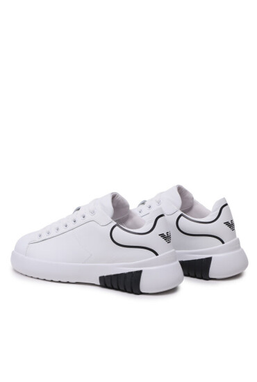 Emporio Armani Сникърси X3X186 XF723 D611 White/Black - Mera.bg