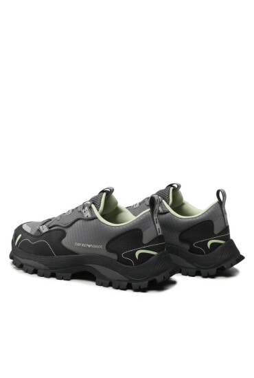 Emporio Armani Сникърси X4C637 XN168 S745 Grey/Grey/Black - Mera.bg