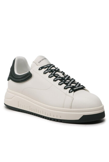 Emporio Armani Сникърси X4X264 XN001 S435 Off White/Green - Mera.bg