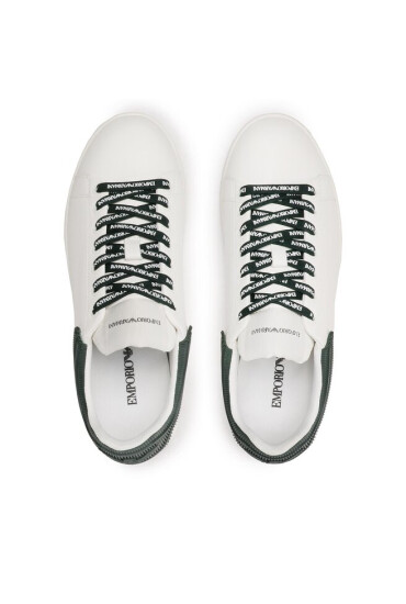 Emporio Armani Сникърси X4X264 XN001 S435 Off White/Green - Mera.bg