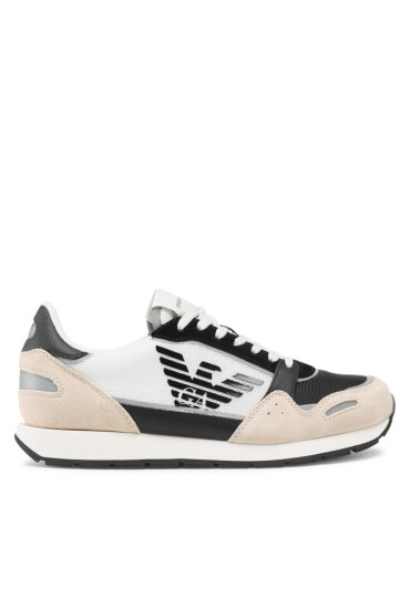 Emporio Armani Сникърси X4X537 XM678 Q826 Beige/Black/Off Whit - Mera.bg