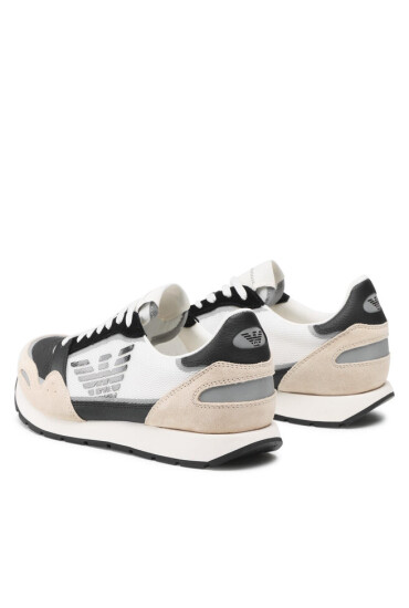 Emporio Armani Сникърси X4X537 XM678 Q826 Beige/Black/Off Whit - Mera.bg