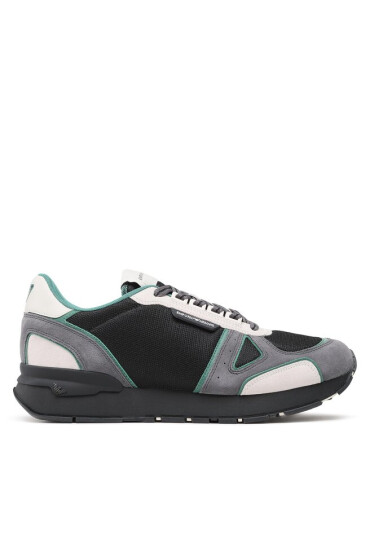 Emporio Armani Сникърси X4X544 XM727 S719 Black/Green/Off White - Mera.bg