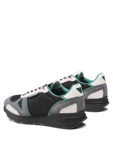 Emporio Armani Сникърси X4X544 XM727 S719 Black/Green/Off White - Mera.bg