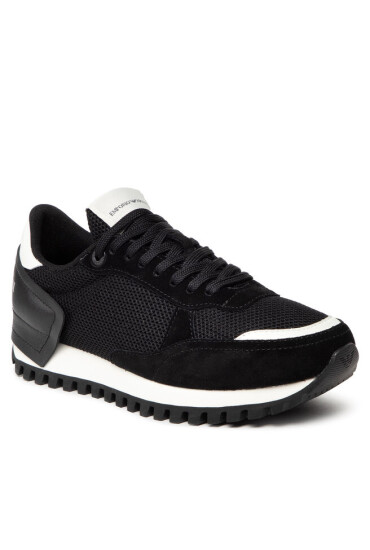 Emporio Armani Сникърси X4X574 XN196 Q839 Black/Off White/Black - Mera.bg