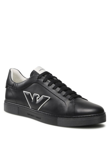 Emporio Armani Сникърси X4X598 XN633 K001 Black/Black - Mera.bg