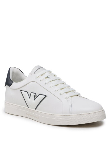 Emporio Armani Сникърси X4X598 XN633 N481 Off White/Navy - Mera.bg