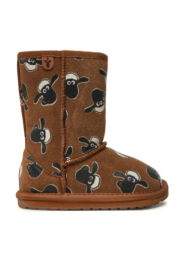 EMU Australia Апрески Shaun The Sheep Print K13107 Кафяв - Mera.bg