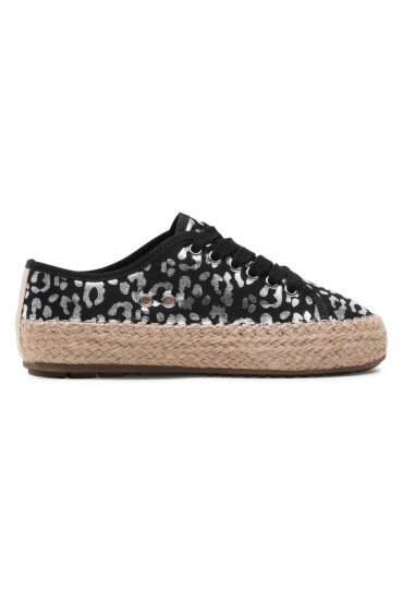 EMU Australia Еспадрили Agonis Teens T11411 Black/Silver Leopard - Mera.bg
