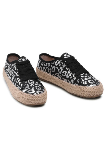 EMU Australia Еспадрили Agonis Teens T11411 Black/Silver Leopard - Mera.bg