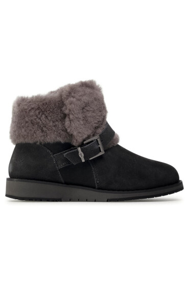 EMU Australia Обувки Oxley Fur Cuff W11698 Dark Grey/Black - Mera.bg