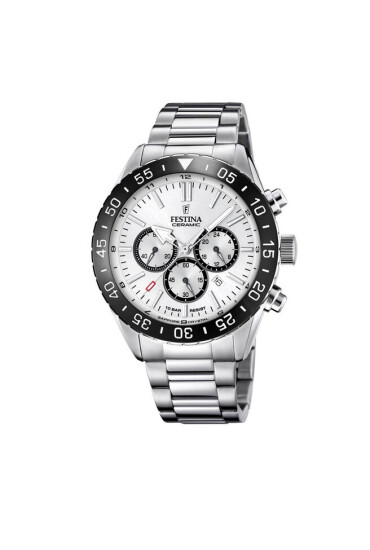 Festina Часовник Ceramic Chrono F20575/1 Сребрист - Mera.bg