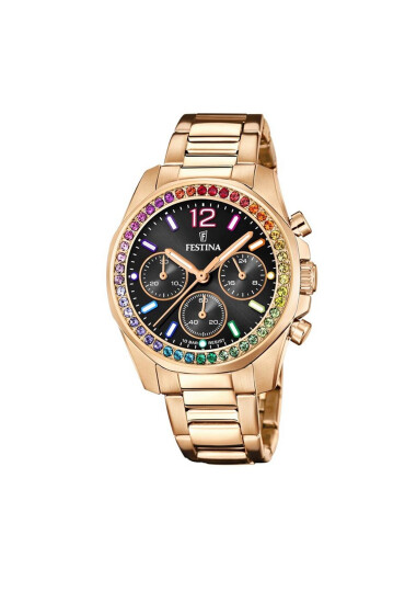 Festina Часовник Boyfriend Chronograph 20639/3 Златист - Mera.bg
