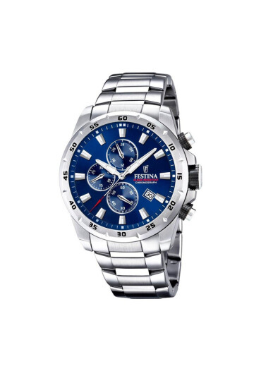 Festina Часовник Chrono Sport 20463/2 Silver/Navy - Mera.bg