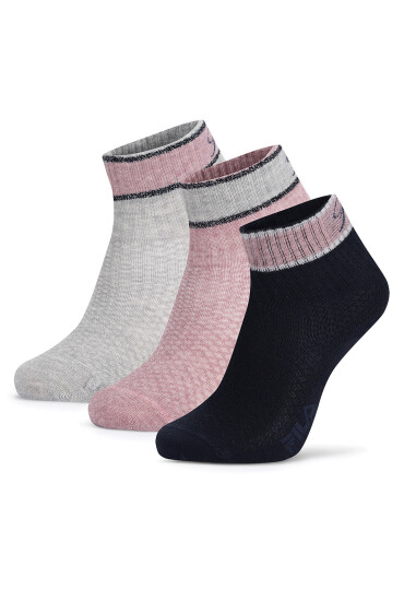 Fila Къси чорапи F8206-AW24 (3-pack) Розов - Mera.bg