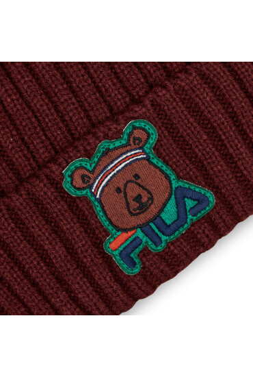 Fila Шапка Tarut Animal Family Kids Warm Beanie FCK0020.30020 Бордо - Mera.bg