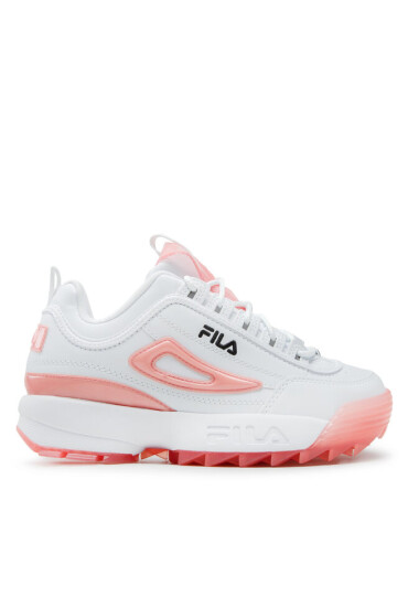 Fila Сникърси Disruptor T Teens FFT0018.13074 White/Coral Paradise - Mera.bg