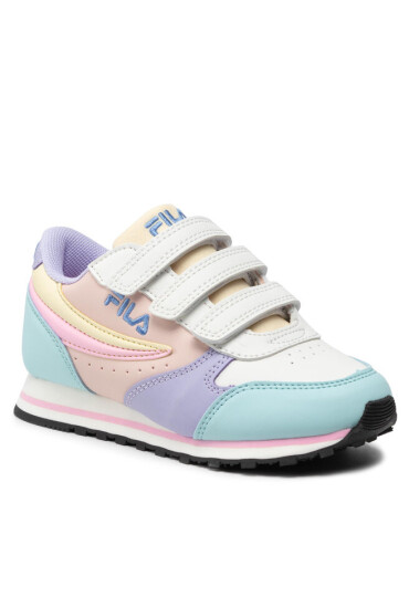 Fila Сникърси Orbit Velcro Low Kids 1010785.13105 Marshmallow/Spa Retreat - Mera.bg