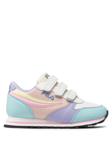 Fila Сникърси Orbit Velcro Low Kids 1010785.13105 Marshmallow/Spa Retreat - Mera.bg