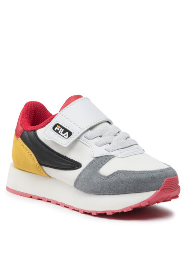 Fila Сникърси Retroque Velcro Kids FFK0036.13056 Marshmallow/ Red - Mera.bg