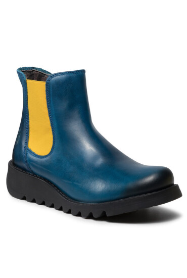 Fly London Боти тип челси Salv P143195061 R.Blue(Mustard) - Mera.bg