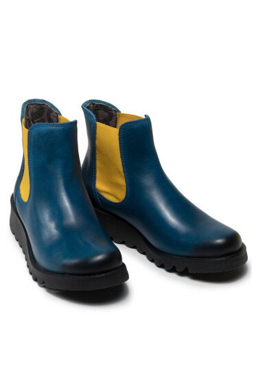 Fly London Боти тип челси Salv P143195061 R.Blue(Mustard) - Mera.bg
