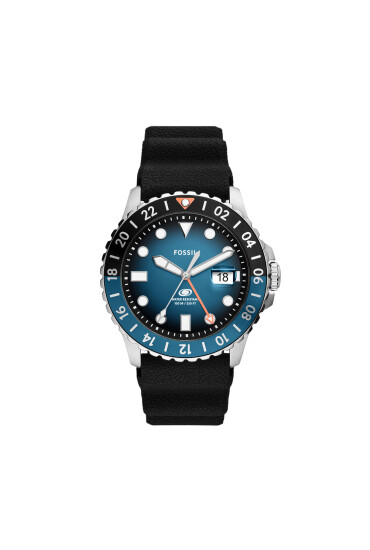 Fossil Часовник Blue GMT FS6049 Черен - Mera.bg